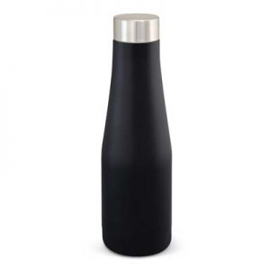 The TRENDS Velar Vacuum Bottle is a compact 500ml double wall, vacuum stainless steel drink bottle. Black or White. Great branded insulated bottles.