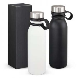 The TRENDS Renault Vacuum Bottle is a robust 600ml double wall vacuum bottle. Stainless steel. Black or White. Great branded vacuum bottles.
