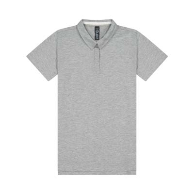 CLOKE-P424-Element-Mens-Polo-Grey-Marle-F