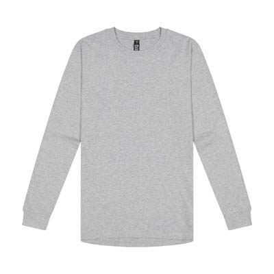 CLOKE-T403-Loafer-Mens-Tee-Grey-Marle-F