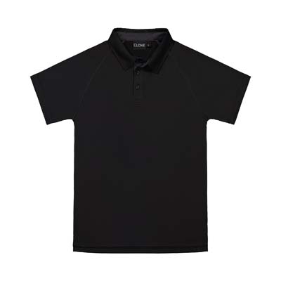 CLOKE-XTP-Performance-Mens-Polo-All-Black-F
