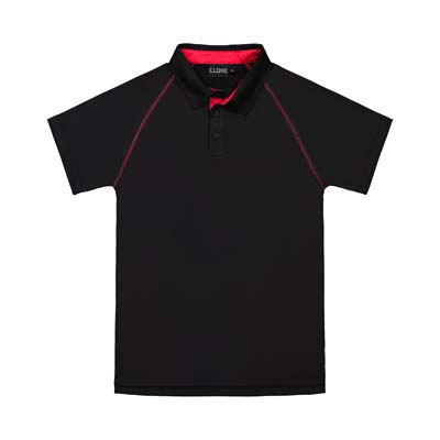 CLOKE-XTP-Performance-Mens-Polo-Black-Red-F