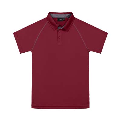 CLOKE-XTP-Performance-Mens-Polo-Maroon-F
