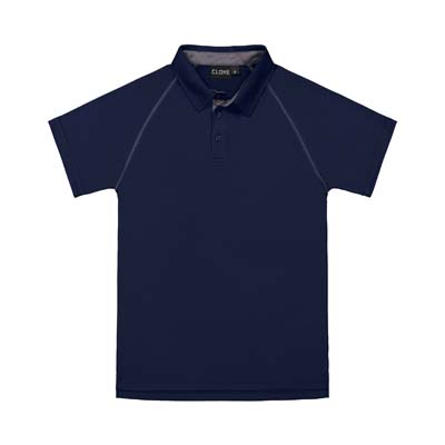 CLOKE-XTPK-Performance-Mens-Polo-Navy-Grey-F
