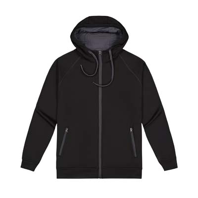 CLOKE-XTZ-Performance-Zip-Hoodie-Black-Grey-F