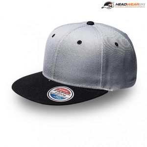 The Headwear24 2 Tone Snapback Flat Peak Cap is a 100% Acrylic, OSFA cap.  4 colours.  6 panel.  Great branded snapback, flat peak caps.