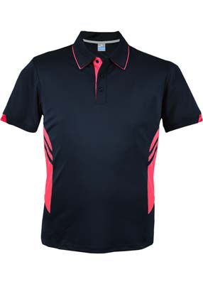 The Aussie Pacific Mens Tasman Polo is a 150gsm, driwear polyester polo shirt. Ladies and Kids available. 32 colours. Great branded polos from Aussie Pacific.