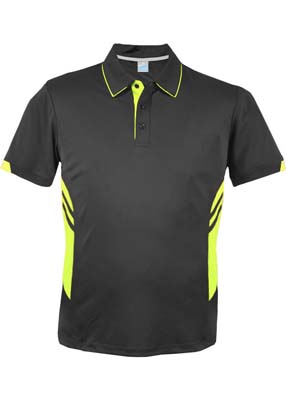 The Aussie Pacific Mens Tasman Polo is a 150gsm, driwear polyester polo shirt. Ladies and Kids available. 32 colours. Great branded polos from Aussie Pacific.