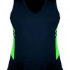 The Aussie Pacific Ladies Tasman Singlet is a 150gsm, driwear 100% polyester singlet.  27 colours.  4 - 20.  Great branded singlets from Aussie Pacific.