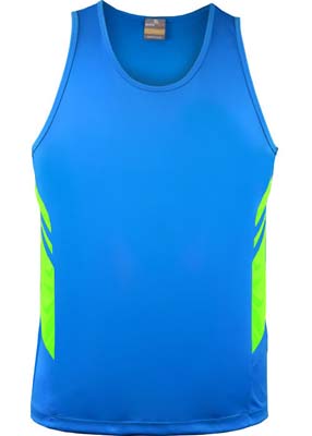 The Aussie Pacific Kids Tasman Singlet is a 150gsm, driwear 100% polyester singlet. 32 colours. 4 - 16. Great branded singlets from Aussie Pacific.