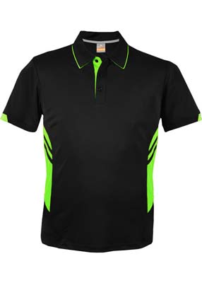 The Aussie Pacific Kids Tasman Polo is a 150gsm, driwear polyester polo shirt. Ladies and Mens available. 30 colours. Great branded polos from Aussie Pacific.