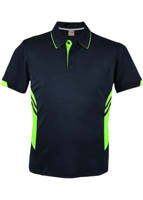 The Aussie Pacific Kids Tasman Polo is a 150gsm, driwear polyester polo shirt. Ladies and Mens available. 30 colours. Great branded polos from Aussie Pacific.