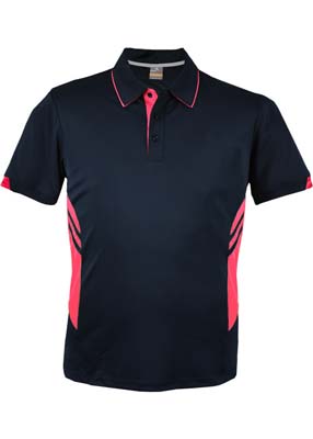 The Aussie Pacific Kids Tasman Polo is a 150gsm, driwear polyester polo shirt. Ladies and Mens available. 30 colours. Great branded polos from Aussie Pacific.