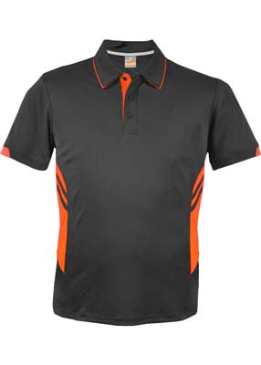 The Aussie Pacific Kids Tasman Polo is a 150gsm, driwear polyester polo shirt. Ladies and Mens available. 30 colours. Great branded polos from Aussie Pacific.