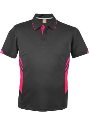The Aussie Pacific Kids Tasman Polo is a 150gsm, driwear polyester polo shirt. Ladies and Mens available. 30 colours. Great branded polos from Aussie Pacific.