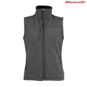 The Result Ladies Classic Softshell Vest is a waterproof, breathable, windproof softshell vest. 2 colours. S - 2XL. Great bonded softshell vests from Result.