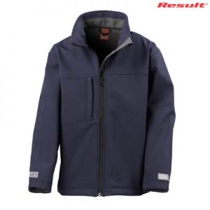 R121B Result Youth Classic Softshell Jacket - Navy The Result Youth Classic Softshell Jacket is a waterproof, breathable, windproof softshell jacket. 2 colours. S - 2XL. Great bonded waterproof softshell jackets.