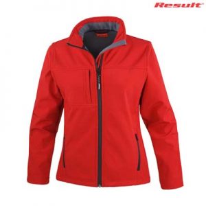 The Result Ladies Classic Softshell Jacket is a waterproof, breathable, windproof softshell jacket.  4 colours.  S - 2XL.  Great bonded waterproof softshell jackets.
