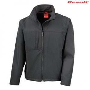 The Result Mens Classic Softshell Jacket is a waterproof, breathable, windproof softshell jacket.  4 colours.  S - 5XL.  Great bonded waterproof softshell jackets.
