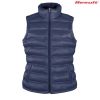 The Result Urban Ladies Snowbird Hooded Vest is a relaxed fix puffer vest.  S - 3XL.  Black or Navy.  Great branded puffer vests from Result.