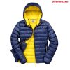 R194M Result Urban Mens Snowbird Hooded Jacket – Navy/Yellow