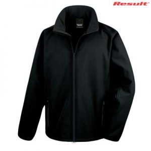 The Result Mens Core Printable Softshell Jacket is a slim fit, polyester outer, microfleece inner softshell jacket. 4 colours. S - 5XL. Great softshell jackets.