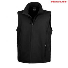 The Result Mens Core Printable Softshell Vest is a slim fit. polyester outer with microfleece inner, vest.  S - 5XL.  3 colours.  Great softshell vests.