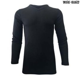 The Work-Guard V-Neck Thermal Top is a 265gsm poly/viscose thermal top.  3 colours.  XS - 5XL.  Great work thermals from Work-Guard.