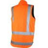R461X Work-Guard Adult Reversible Fleece Lined Safety Vest – Orange