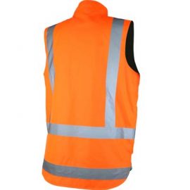 The Work-Guard Adult Reversible Fleece Lined Safety Vest is a 100% 300D Oxford Polyester hi vis vest. 2 colours. S - 5XL. Great branded hi vis vests.