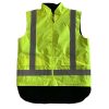 R461X Work-Guard Adult Reversible Fleece Lined Safety Vest – Yellow