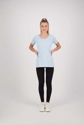 The Cloke Silhouette Tee is a scooped neck, 100% combed ring spun cotton tee. 21 colours. 8 - 20. Great tees from Cloke - unbranded or add your logo.