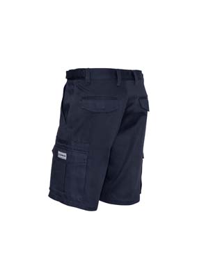 The Syzmik Basic Cargo Short is a 310gsm cotton drill cargo short.  Navy.  72 - 132.  Great work shirts and trade work wear from Syzmik.