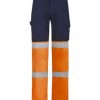 The Syzmik Bio Motion Hi Vis Taped Pant is a 240gsm, cotton drill work pant.  Bio Motion.  72 - 132.  Great taped pants and workwear from Syzmik.