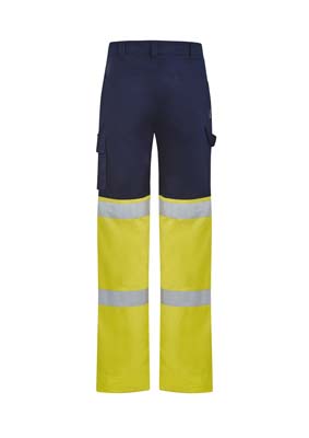 The Syzmik Bio Motion Hi Vis Taped Pant is a 240gsm, cotton drill work pant.  Bio Motion.  72 - 132.  Great taped pants and workwear from Syzmik.