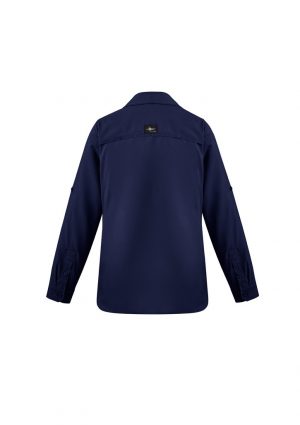 The Syzmik Womens Outdoor Long Sleeve Shirt is a 100% polyester ripstop lightweight work shirt.  6 colours.  6 - 24.  Great branded long sleeve work shirts.