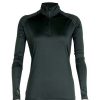 SQW Aurora Sports Womens Stadium Quarter Zip – Black