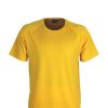 The Aurora Sports Kids XT Performance Tee is a v-neck, polyester performance tee.  Quick dry.  9 colours.  6 - 14.  Great performance sports wear.