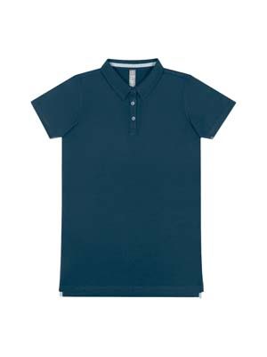 The Cloke Womens Element Polo is a 220gsm premium combed ring spun cotton polo.  5 colours. 8 - 22.  Great branded heavyweight polos from Cloke.