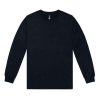 T403 Cloke Mens Loafer Long Sleeve Tee – Black