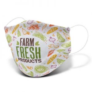 The TRENDS Reusable Face Mask Full Colour - Large is a reusable face mask which protects with 2 layers of 140gsm polyester. Full colour branded face masks.