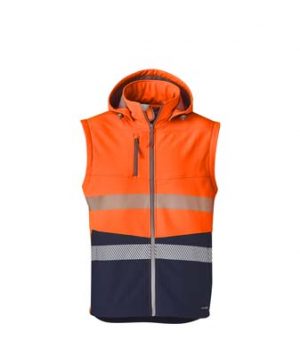 The Syzmik Streetworx 2 in 1 Stretch Softshell is a bonded polyester, 330gsm softshell jacket.  2 colours. XXS - 7XL.  Great hi vis softshells and workwear from Syzmik.
