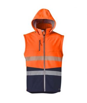 The Syzmik Streetworx 2 in 1 Stretch Softshell is a bonded polyester, 330gsm softshell jacket.  2 colours. XXS - 7XL.  Great hi vis softshells and workwear from Syzmik.