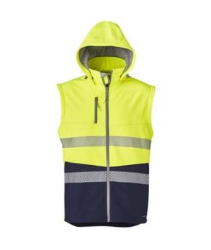 The Syzmik Streetworx 2 in 1 Stretch Softshell is a bonded polyester, 330gsm softshell jacket.  2 colours. XXS - 7XL.  Great hi vis softshells and workwear from Syzmik.