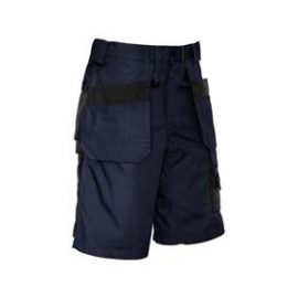 The Syzmik Ultralite Multi Pocket Short is a 65% polyester, 35% cotton ripstop blend.  Cordura patches.  4 colours.  Great shorts and workwear from Syzmik.