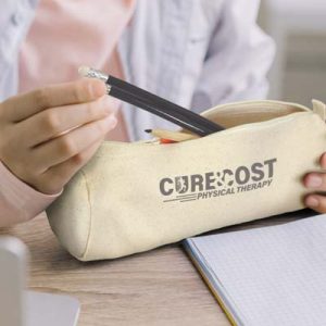 200244 TRENDS Tutor Pencil Case The TRENDS Tutor Pencil Case a round, cotton canvas pencil case. 410gsm. Natural or Black. Great branded cotton pencil cases from TRENDS.