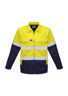 The Syzmik Hi Vis Cotton Drill Jacket is a 310gsm cotton drill jacket.  Cotton drill outer, cotton flannel lining.  2 colours.  XXS - 7XL. Great hi vis jackets from Syzmik.