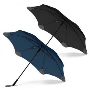The BLUNT Exec Umbrella is a large, full length street umbrella.  Sized for 2 people.  High end.  2 colours.  Great branded corporate umbrellas.