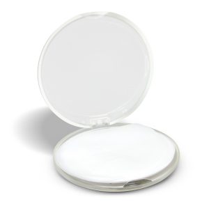 The TRENDS Hand Soap Travel Case is a round compact polypropylene case with 30 sheets of soap. Full colour branding available. Great branded travel & health products.