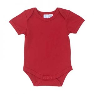 The Baby Blanks Short Sleeve Bodysuit is ideal for printing and embroidering on.  Size newborn to 12 - 18 months.  12 colours.  Great quality, printable baby clothes.  For long sleeve bodysuits click here